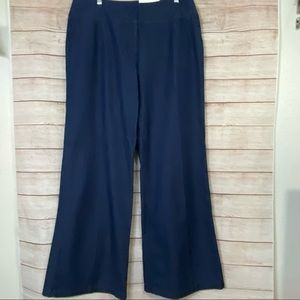 Cato NEW High Rise Wide Leg Railroad Stripe Pants Size 16W